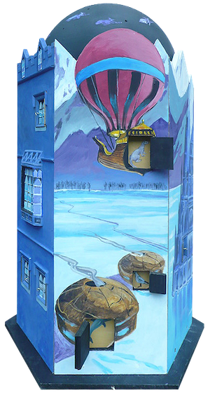 adrian brooks travel theatre box painting story oxfordhshire open dorchester